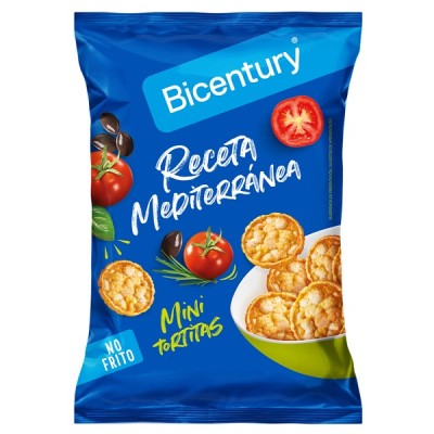 Mini TORTITAS Receta Mediterranea Biocentury 7 uds de 70 grs Mini TORTITAS Receta Mediterranea Biocentury 7 uds de 70 grs