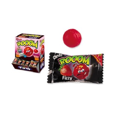 Caramelos FINIBOOM FRESA super acido 200 uds Caramelos FINIBOOM FRESA super acido 200 uds