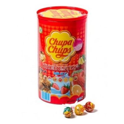 Caramelos TUBO CHUPA CHUPS 100 uds Caramelos TUBO CHUPA CHUPS 100 uds