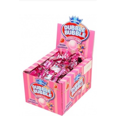 CHICLE DUBBLE BUBBLE FRESA caja 100 uds CHICLE DUBBLE BUBBLE FRESA caja 100 uds