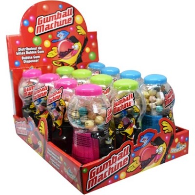 Juguete GUMBALL MACHINE expositor de 12 uds Juguete GUMBALL MACHINE expositor de 12 uds
