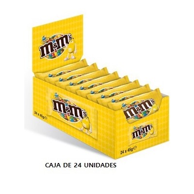 M&M de CACAHUETE 45gr caja de 24 bolsitas M&M de CACAHUETE 45gr caja de 24 bolsitas