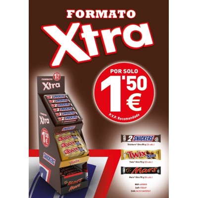 LOTE CHOCO XTRA mars 78ud.