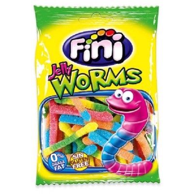 Bolsitas de CHUCHES FINI 90 grs GUSANOS PICA 12 uds Bolsitas de CHUCHES FINI 90 grs GUSANOS PICA 12 uds