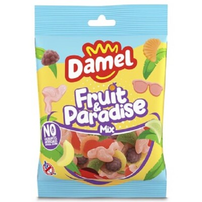 Gominola de Frutas surtidas Damel bolsa 80grs. Gominola de Frutas surtidas Damel bolsa 80grs.