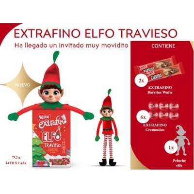 Nestle Extrafino ELFO TRAVIESO 79'2 grs.x14 uds. Nestle Extrafino ELFO TRAVIESO 79'2 grs.x14 uds.