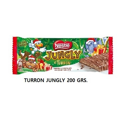 Turron Nestle JUNGLY 232 grs Turron Nestle JUNGLY 232 grs