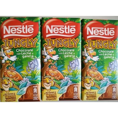 Tableta Nestle JUNGLY 90 grs Tableta Nestle JUNGLY 90 grs