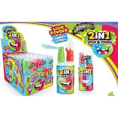 Golosina en aerosol y polvo 20 grs 24 uds Golosina en aerosol y polvo 20 grs 24 uds