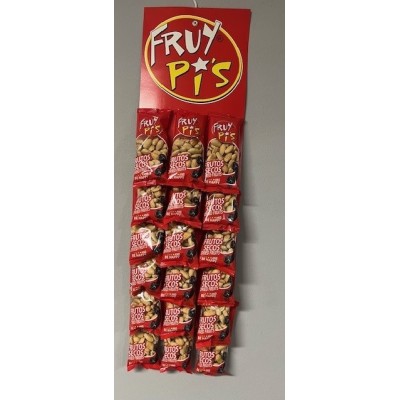 ALMENDRA FRITA Expositor de tira bolsas 45 gr de 18 und ALMENDRA FRITA Expositor de tira bolsas 45 gr de 18 und