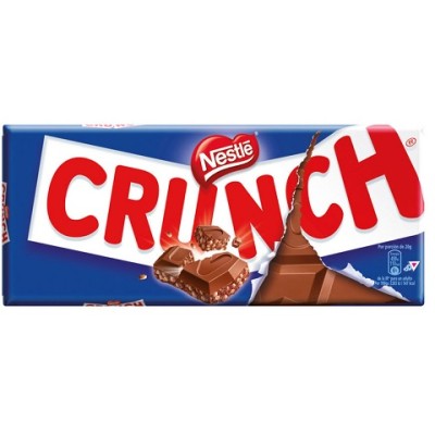 Tabletas NESTLE Crunch 100 gr Tabletas NESTLE Crunch 100 gr