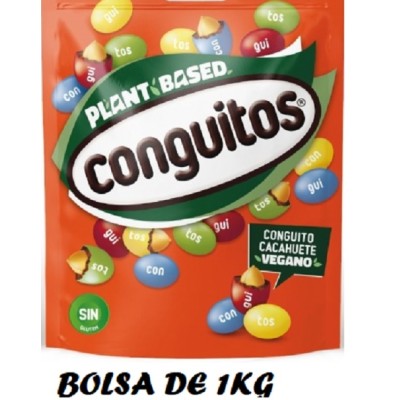 Conguitos VEGANOS LACASA Party bolsa 1 kg Conguitos VEGANOS LACASA Party bolsa 1 kg