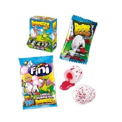 Chicles envueltos FINI HUEVOS dinos 200 uds Chicles envueltos FINI HUEVOS dinos 200 uds