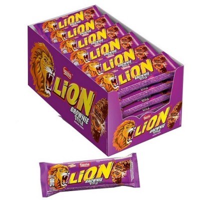 LION BROWNIE Nestle 42grs. caja de 24 uds.