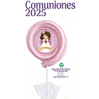 ROLLER POP NIÑA 75grs.caja de 15 uds.