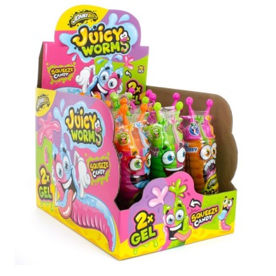 JUICY WORMS 58gr.caja de 12 unds. JOHNY BEE