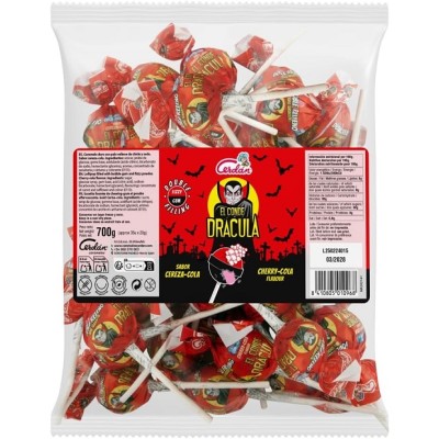 CHUPAS DRACULA Doble Relleno Cerdan 20 grs.bolsa 35 uds.