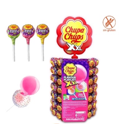 chupa XXL en rueda contiene 105 unds.