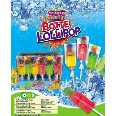 BOTELLITAS SURTIDAS Caramelo 15grs. estuche de 30 uds.