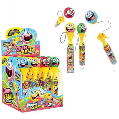 GUM BALL ATTACK 10grs.caja de 16 uds.