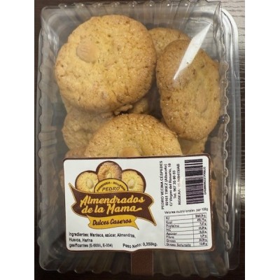 PASTAS DE ALMENDRA bandeja de 350gr.