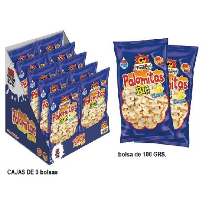 PALOMITAS mantequilla TOSFRIT 9 uds de 100 grs