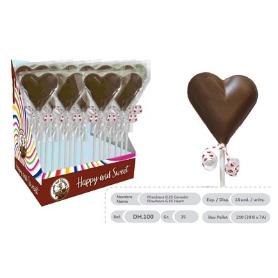 CORAZONES CHOCO 18 uds de 25 grs