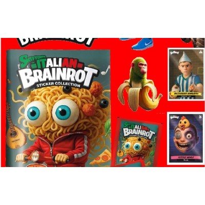 Sobres SKIDIFOL Italian Brainrot caja de 36 uds.