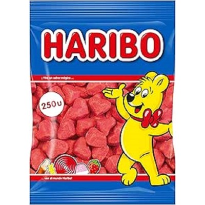 CORAZON SOFT ROJO Haribo bolsa de 250 uds.