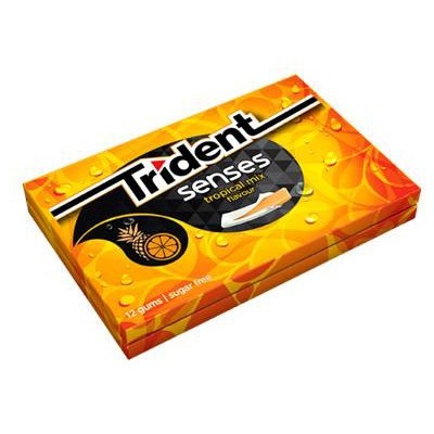 CHICLES SENSES TROPICAL 12 uds