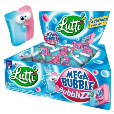MEGA BUBBLE Lutti 200 uds.