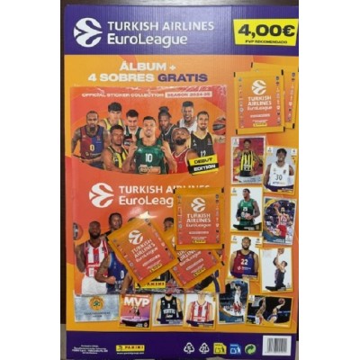 Album+4 Sobres EUROLEAGUE BASKET 2024/25
