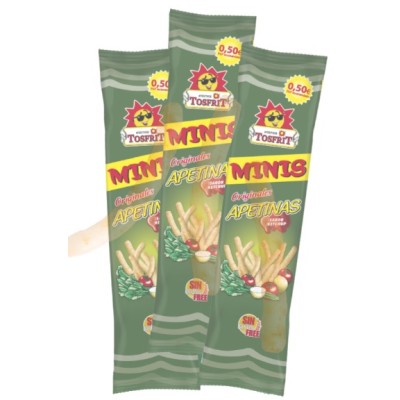APETINAS Ketchup Tosfrit bolsa tubo 28 grs caja 22 uds.