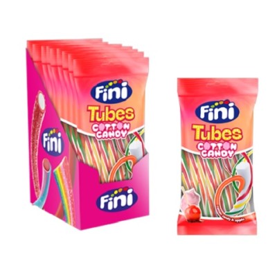 FINI Bolsita TUBI COTTON CANDY 90grs.caja de 12 uds.