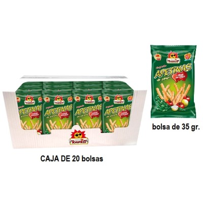 Apetinas Ketchup de TOSFRIT bolsa 35grs caja con 20 uds