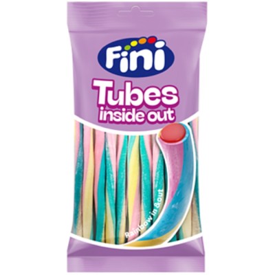 Bolsita TUBES BERRIS 80 grs.caja de 12 uds.