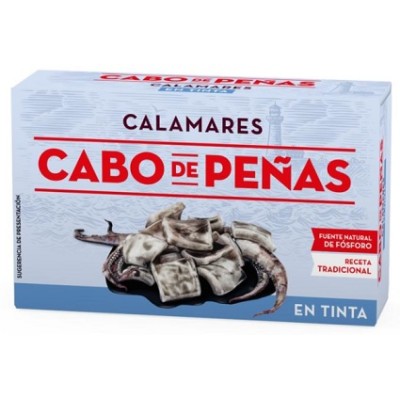 TROZOS de Calamares en su TINTA 120 grs CABO DE PEÑAS